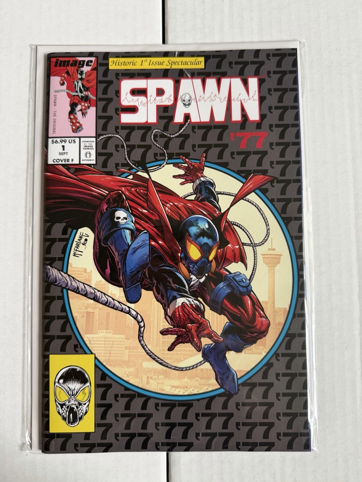 Spawn 77 #1 Cover F 1:25 Image McFarlane Homage Amazing Spider-Man 300 NM+
