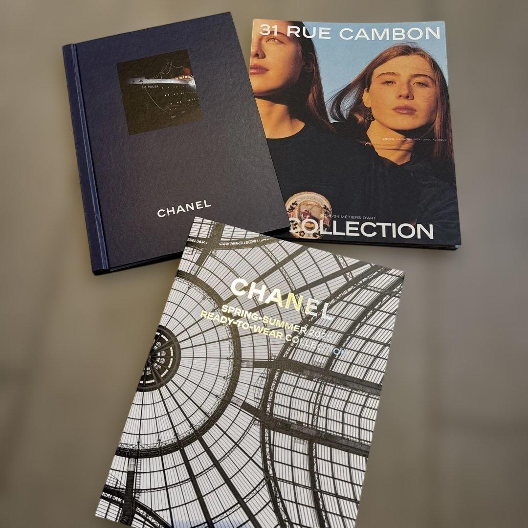 Chanel Magazine Collection Catalog 3 Book Set Métiers D\'Art Cruise Limited Editi
