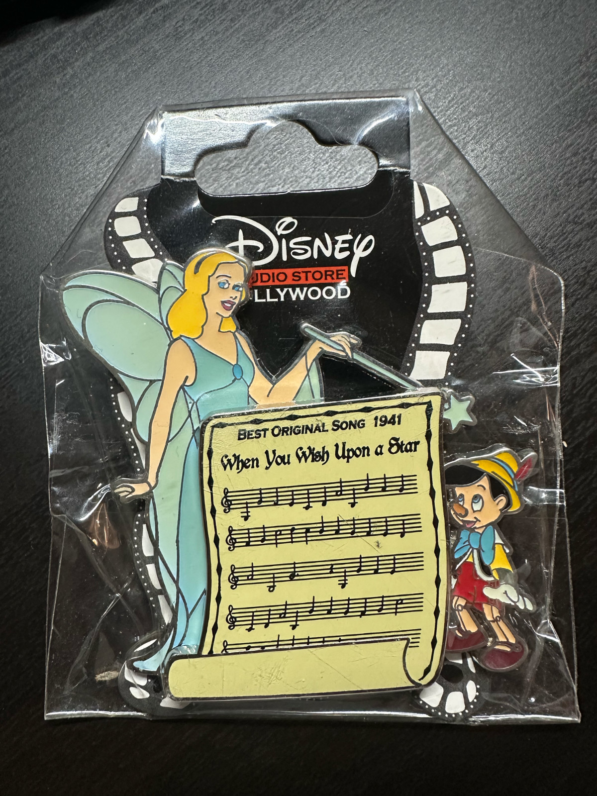 DSSH Best Original Song Surprise Pin Pinocchio When You Wish Upon Star LE 150 