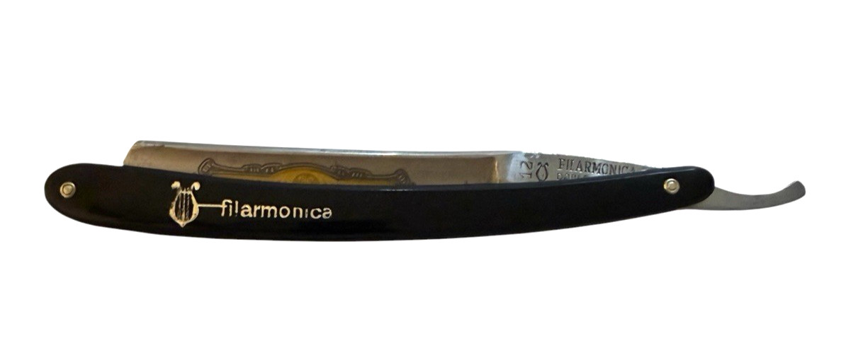 Vintage Filarmónica Doble Temple Jose Monserrat Pou Black Razor Spain No 12
