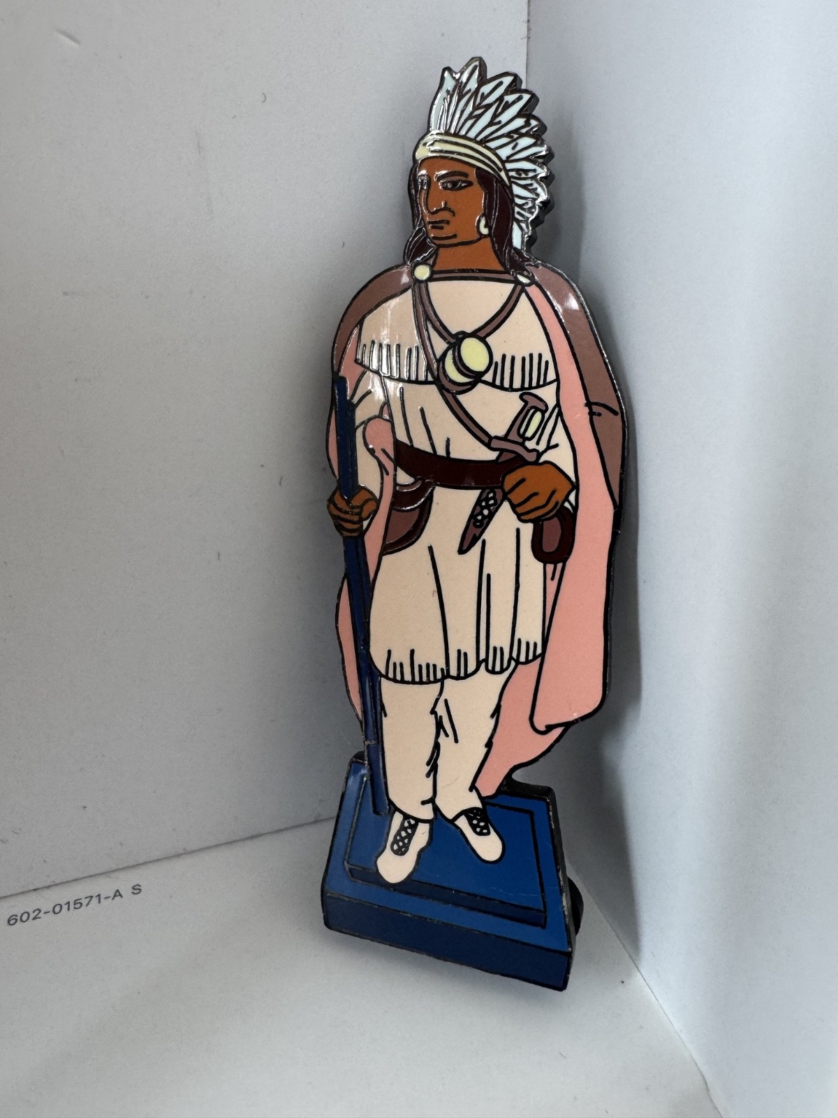 Disney Pin DLR Annual Passholder Cigar Shop Indian Statue LE 5000 =
