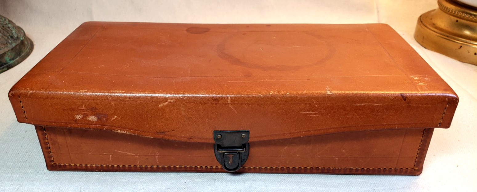 The Hamley Kit Leather Box Cowboy Shaving Kit Pendleton Oregon Handmade