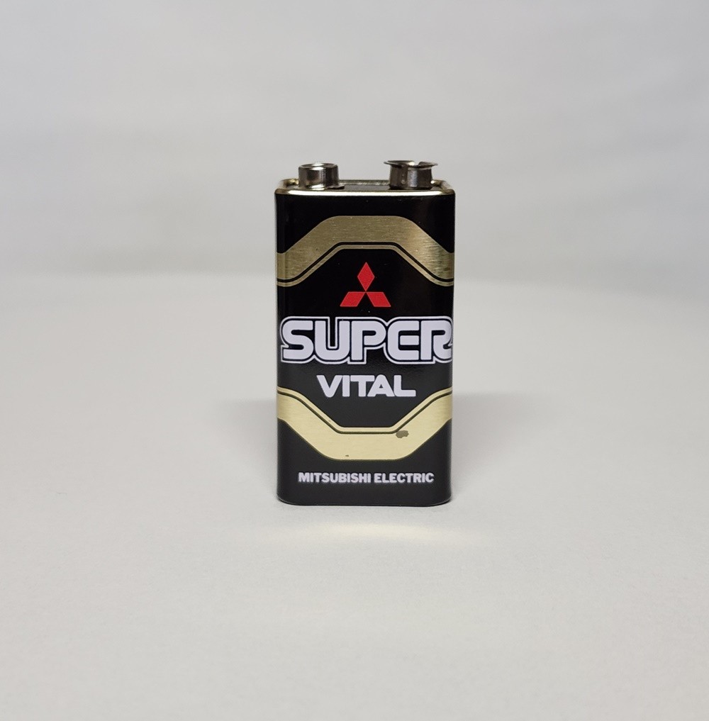 Vintage 9V Battery 9 Volt SUPER VITAL Transistor Radio Battery