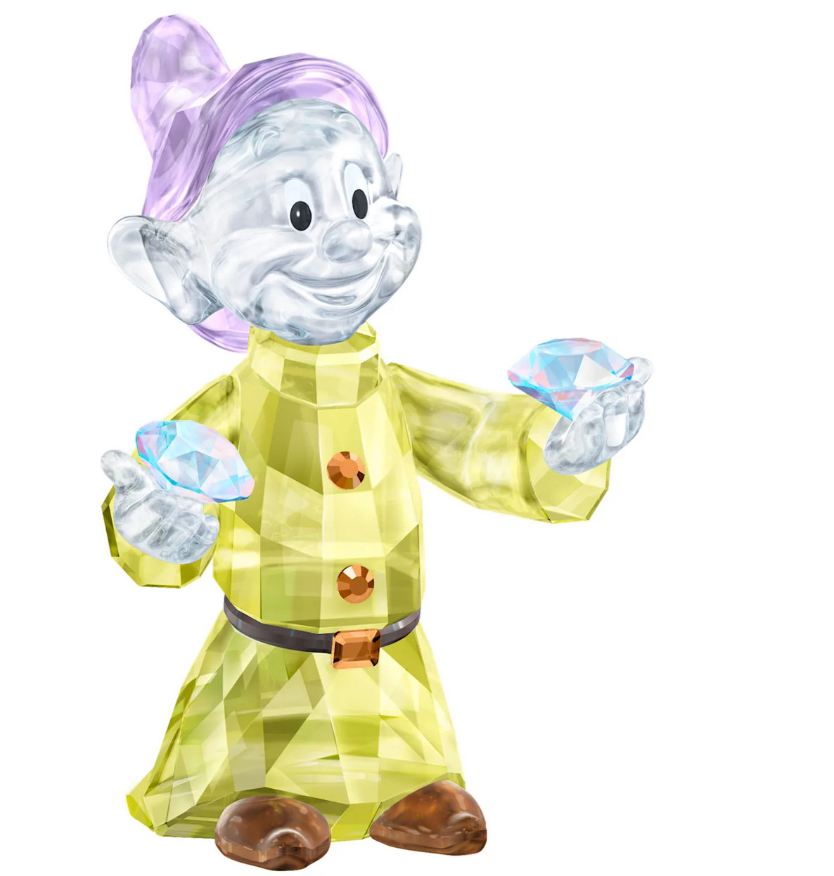 Swarovski Dopey Disney  Snow White Dwarf Crystal Figurine #5428558 New in Box