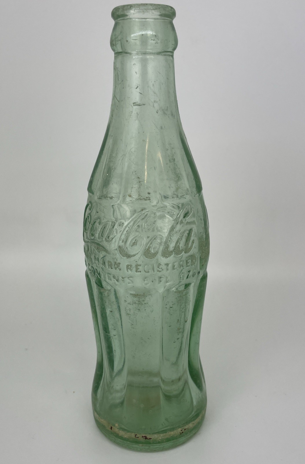 VTG Glass Green Coca Cola Coke Bottle Soda Bottle COLUMBUS OHIO
