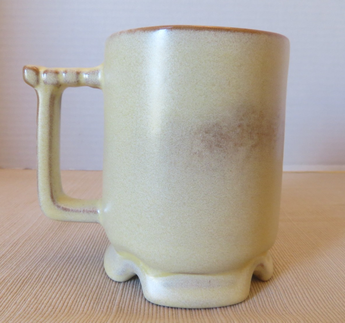 Vintage FRANKOMA Plainsman Gold Footed Mug C1