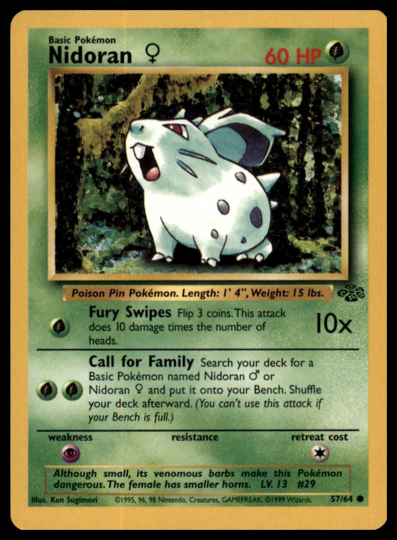 Jungle #57/64 Nidoran F