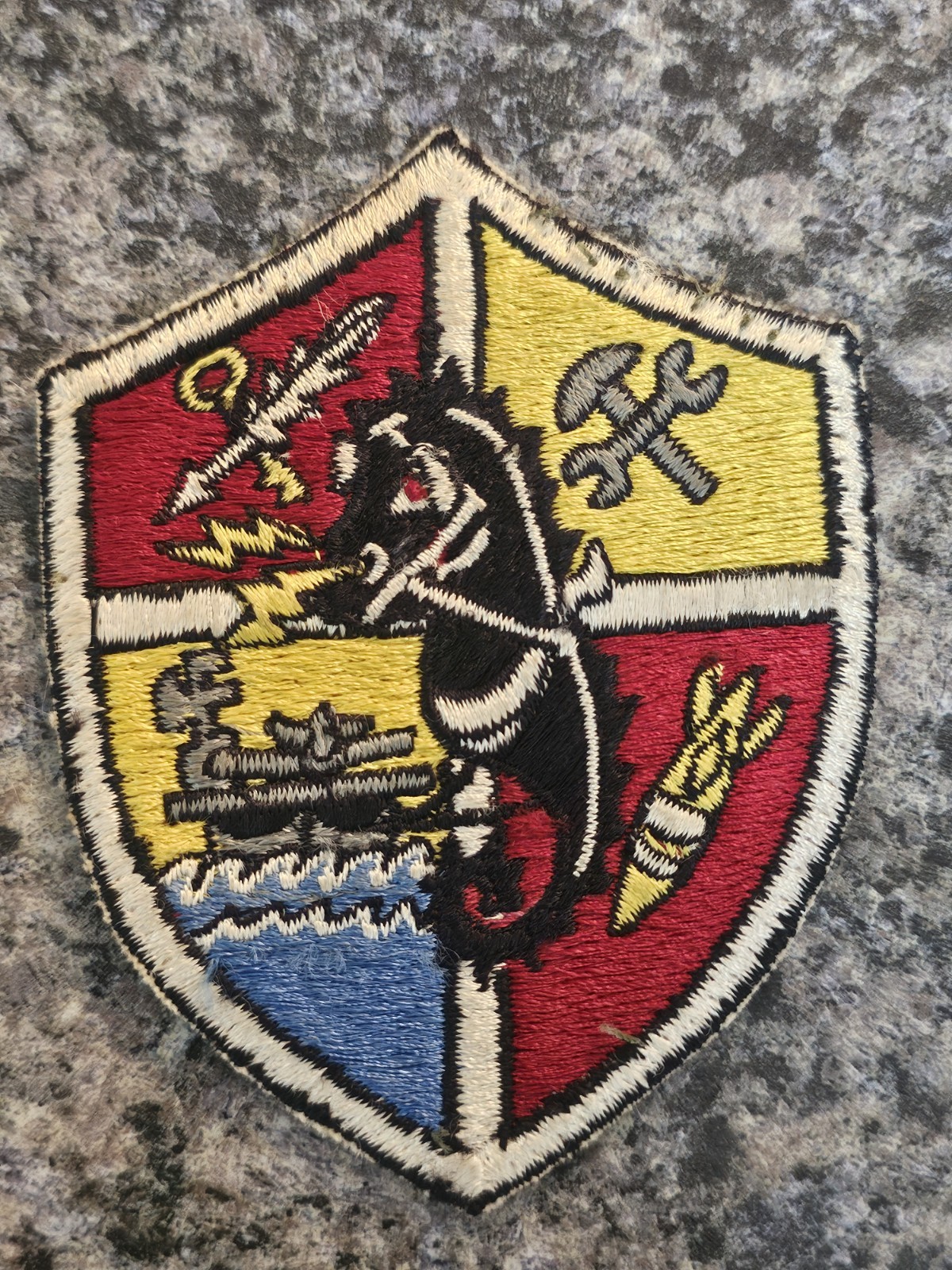 Rare Original 1940's 1950's U.S. Navy FASRON Patch Fleet Air Service Squadron 