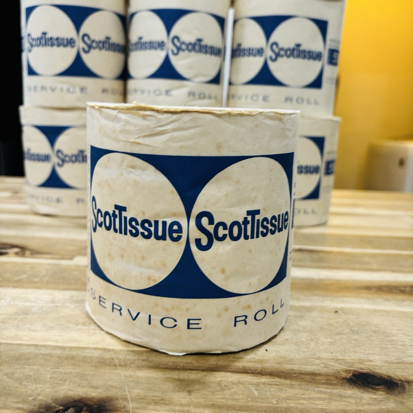 Lot of 10 NOS ScotTissue Service Roll Scott Tissue Toilet Paper 1000 Sheets Vtg