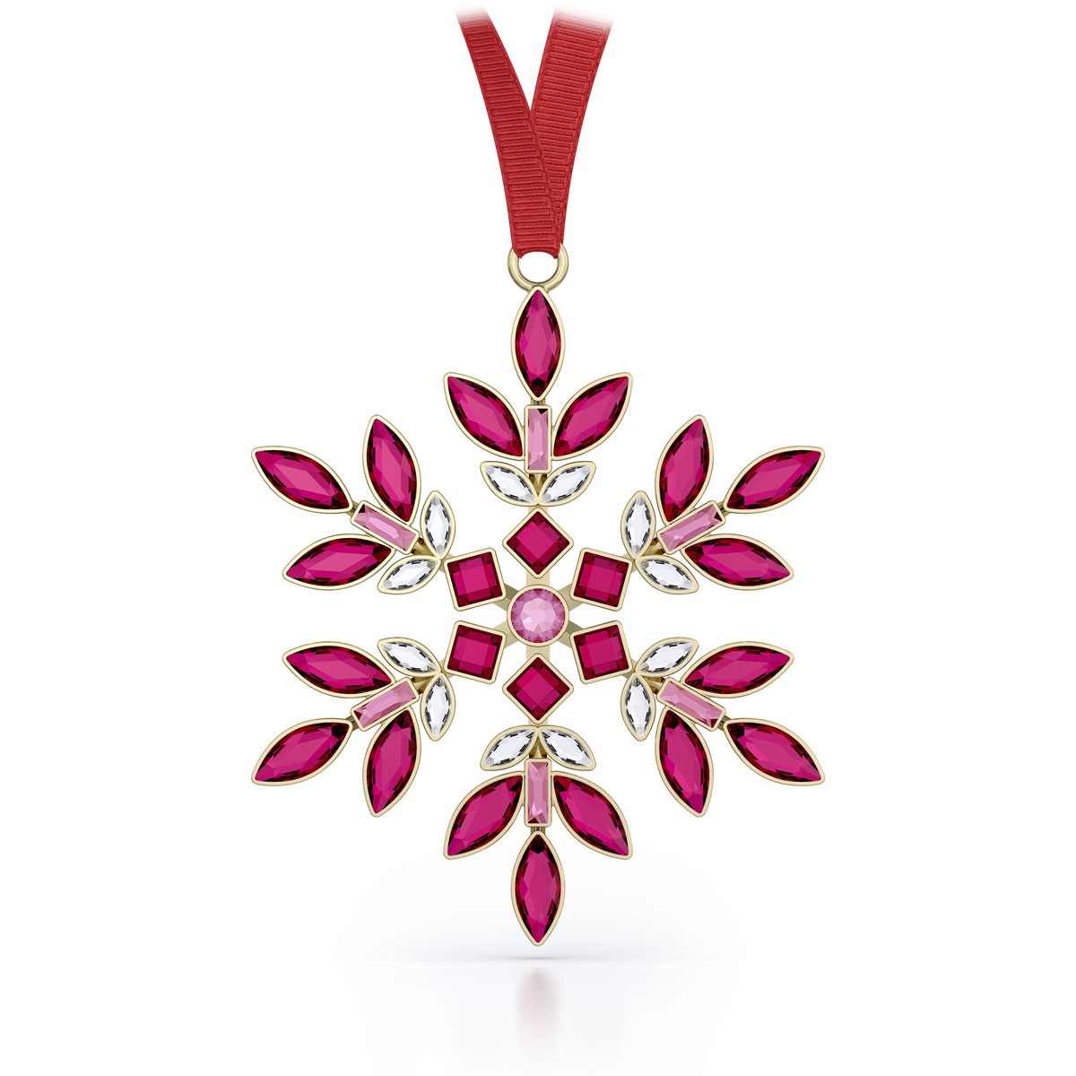 Swarovski Crystal Gema Holiday Ornament, Red, 5691041