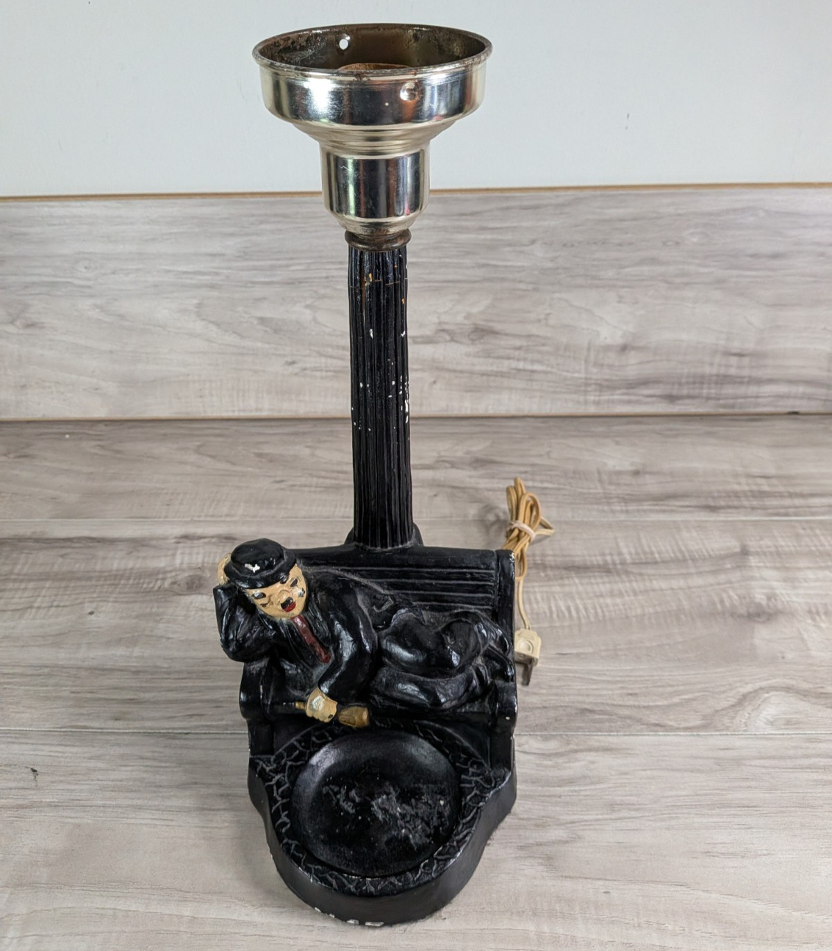Vintage Charlie Chaplin Lamp