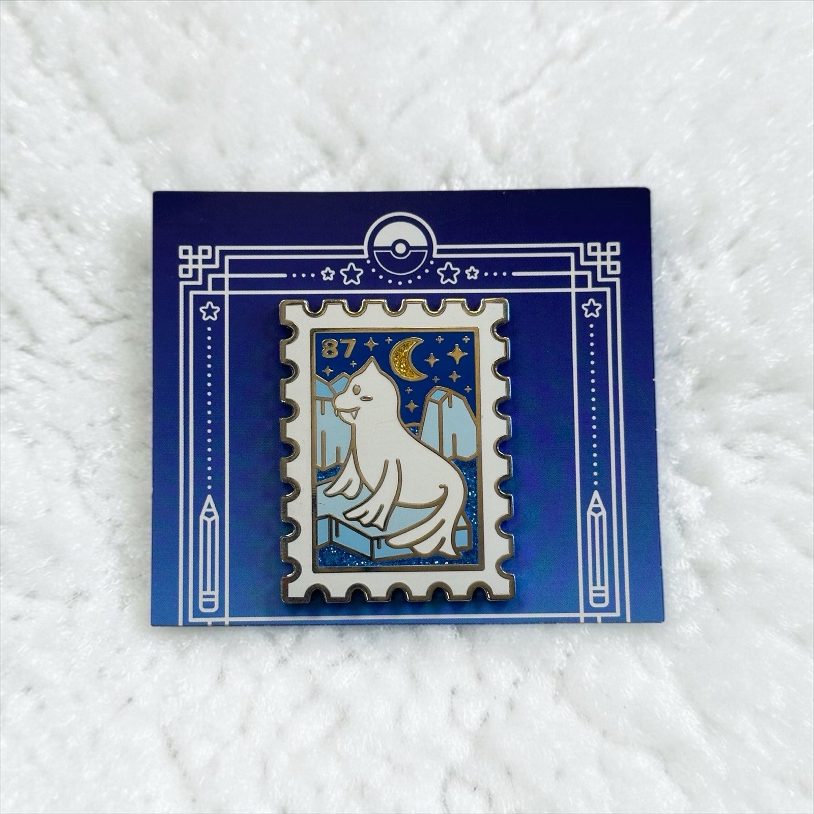 Pokémon Dewgong Enamel Stamp Kickstarter Pin