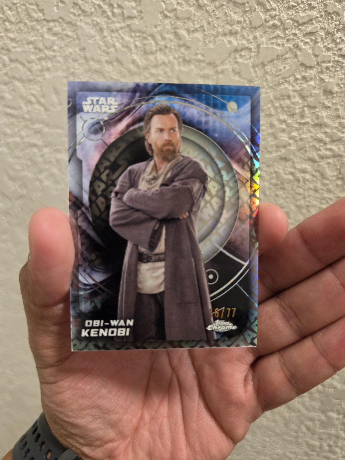 2026 Topps Chrome Star Wars Obi-Wan Kenobi Star Wars LogoFractor /77