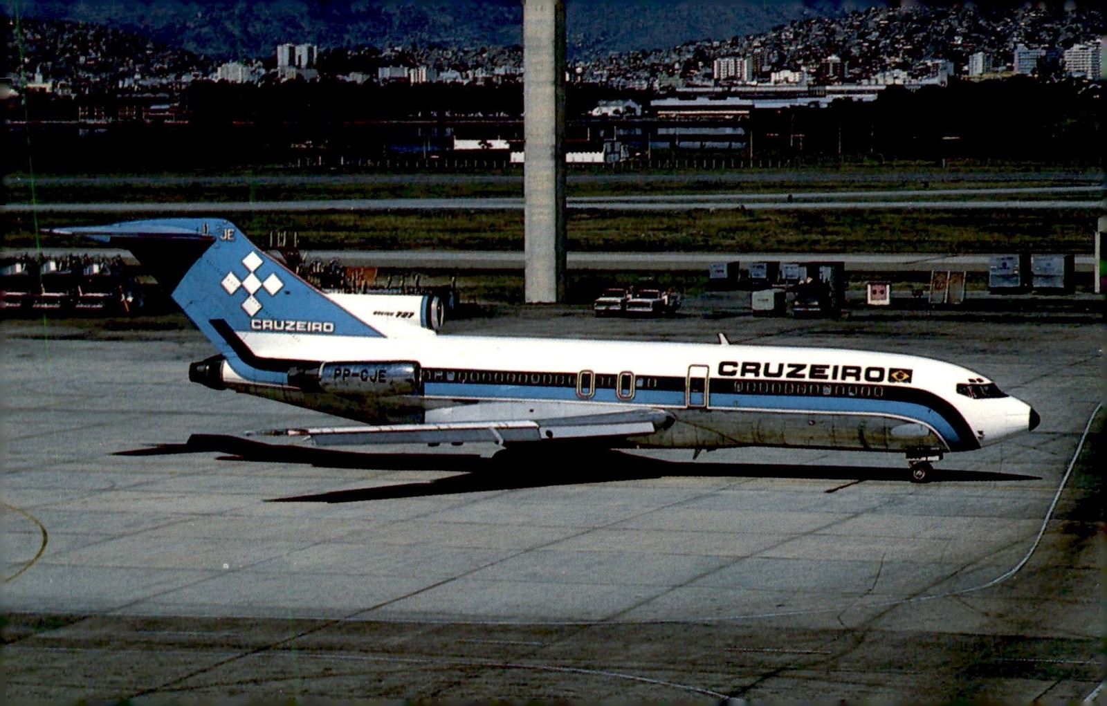 Boeing 727-C3 PP-CJE, Rio De Janeiro International, 0000 Postcard