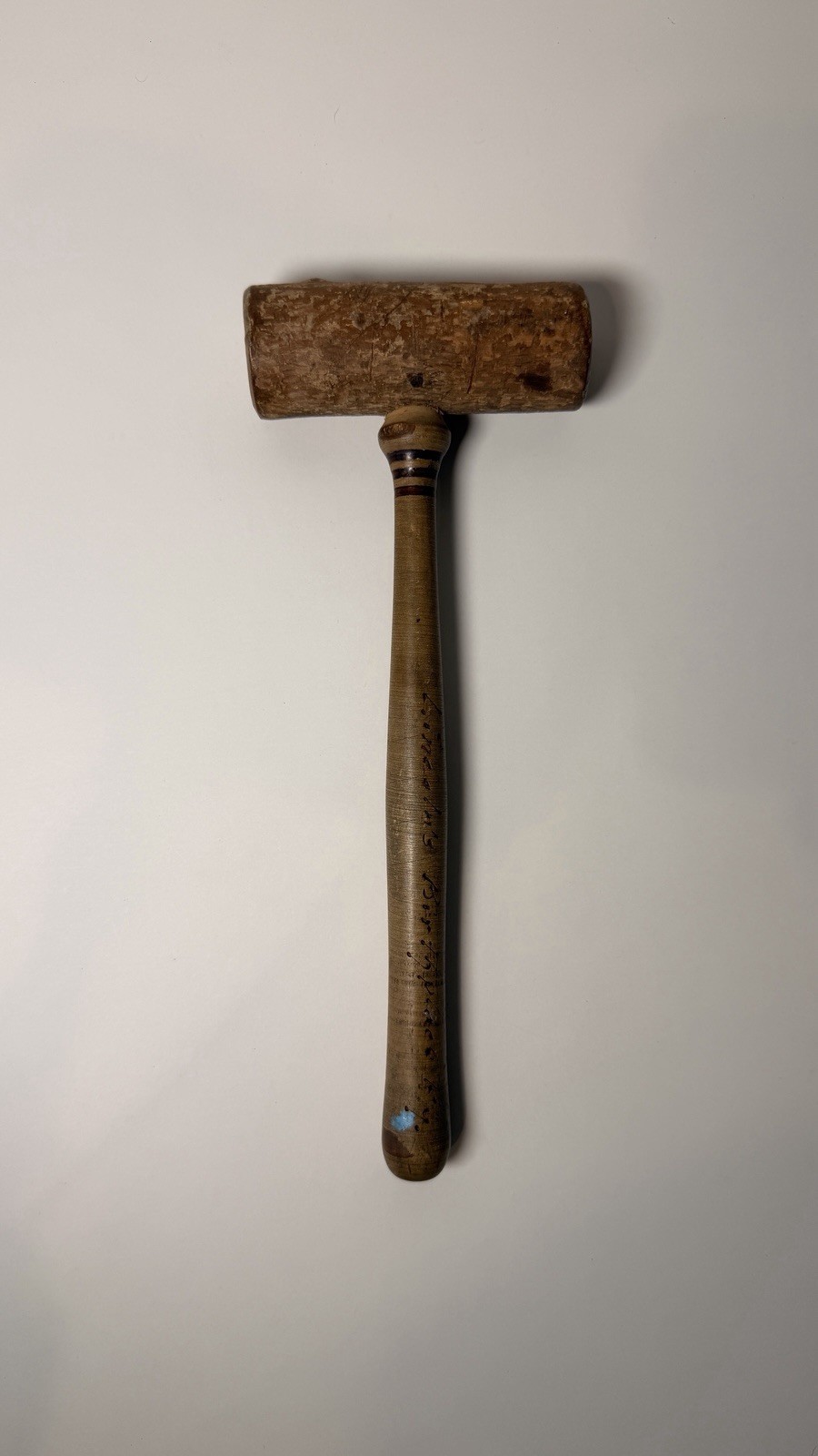 Vintage Lincoln\'s Birthplace KY Wooden Souvenir Mallet Hammer Kentucky Folk Art