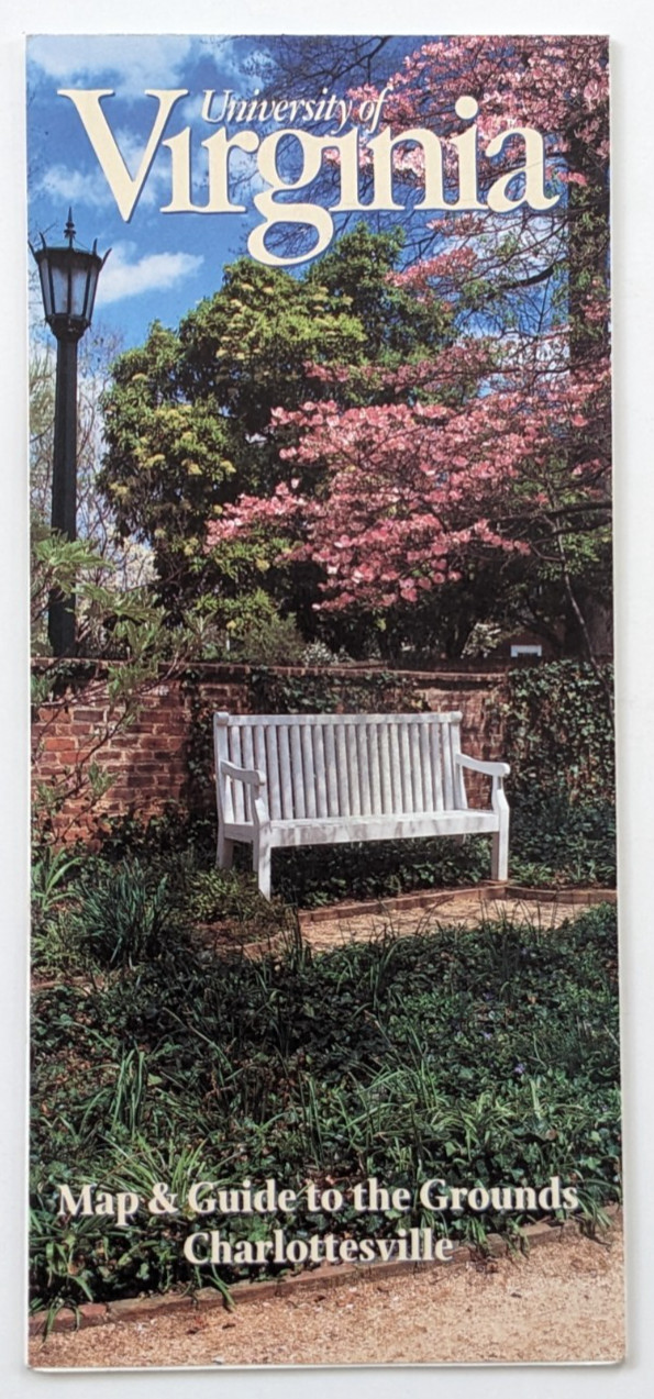 VTG 1999 University of Virginia UVA Map & Guide to the Grounds Charlottesville