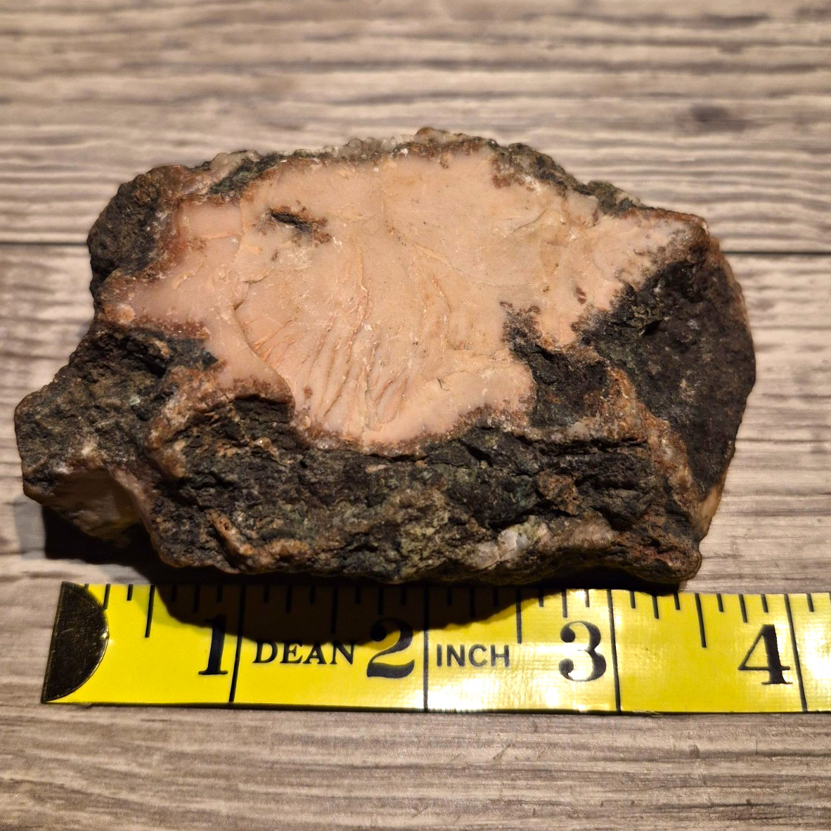 Big 403g Natural Unpolished Pink Datolite Block