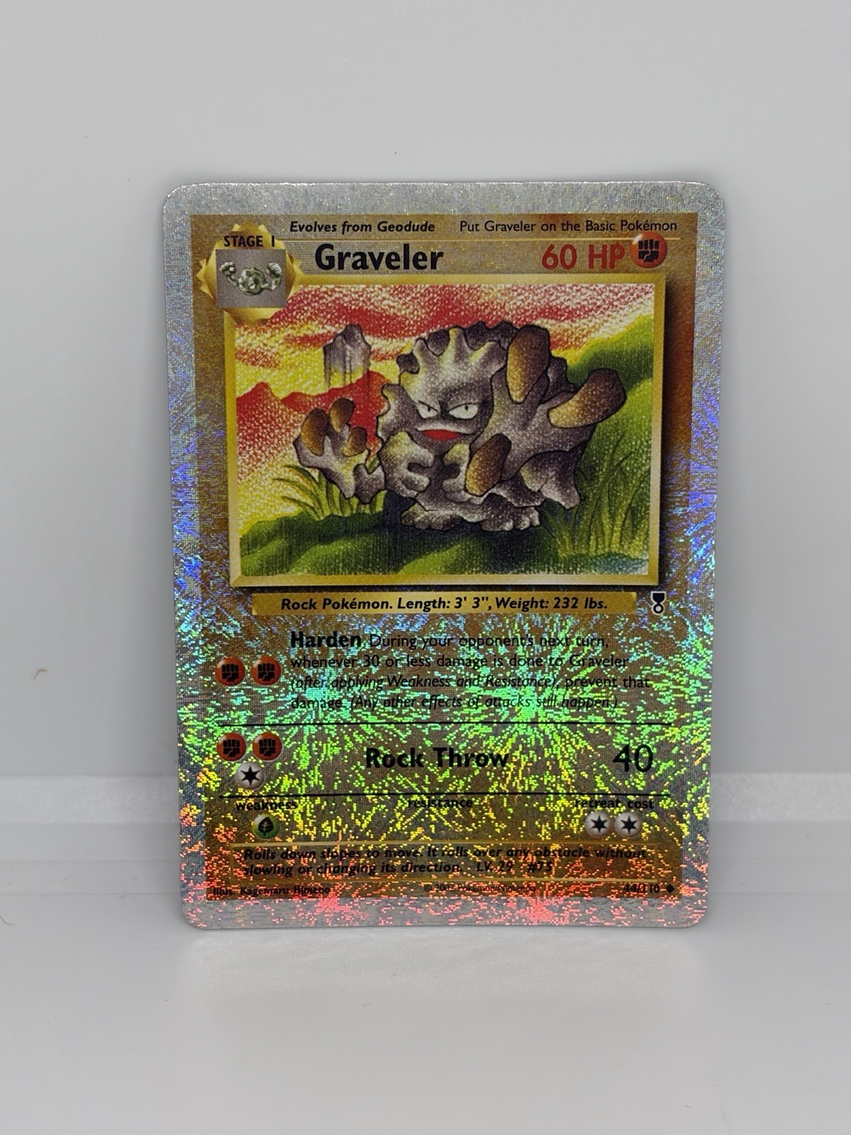 Pokémon TCG Graveler Legendary Collection 44/110 Reverse Holo Holo Rare LP