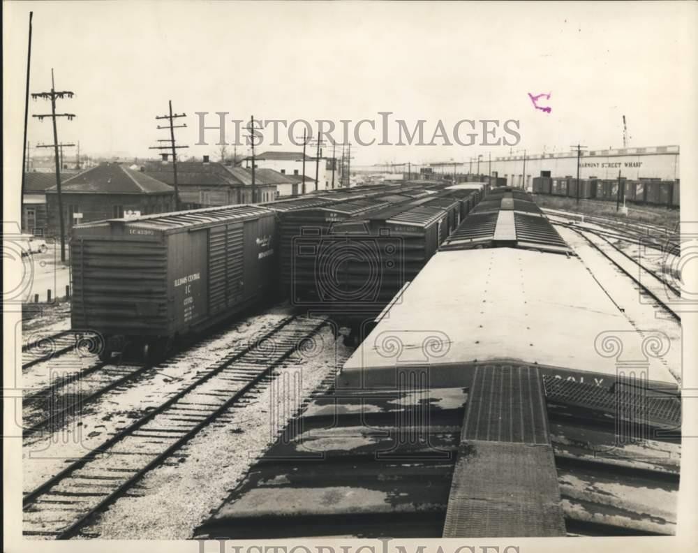 1968 Press Photo Napolean Avenue, Port of New Orleanss - noc22516