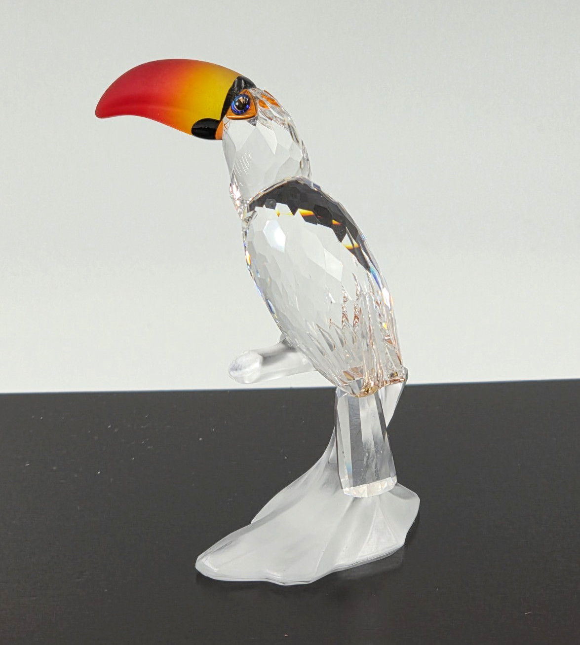 Swarovski Silver Crystal Toucan 234311 Retired Bird Figurine 1999-2009 w/Box 77