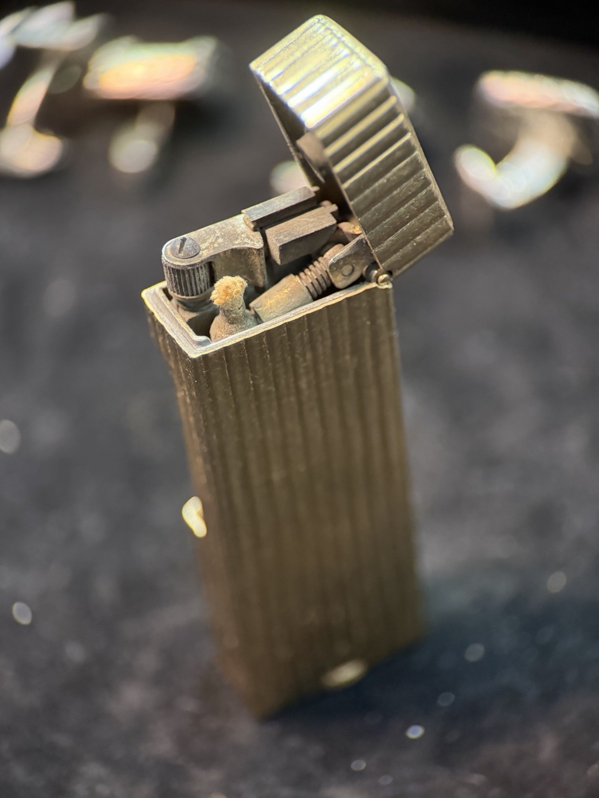 Dunhill Vintage Lighter Outer Jacket 14K Gold U.S. Pat. 2102108