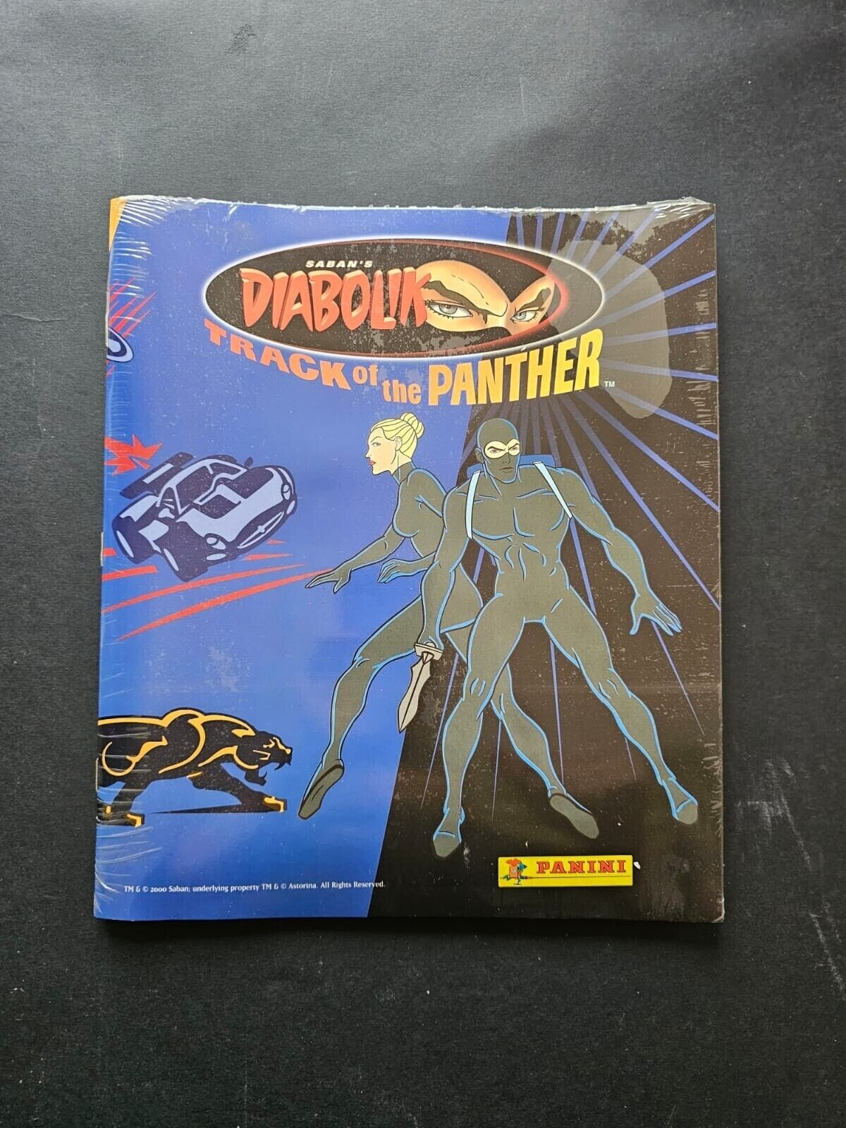 PANINI ALBUM SEALED/SEALED with complete figure set DIABOLIK TRACK OF PANTER
