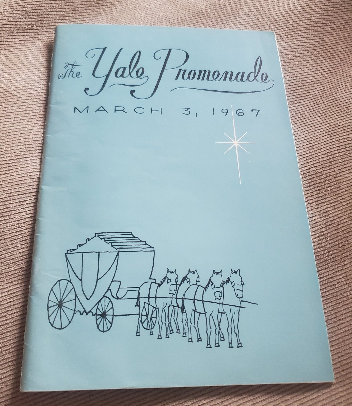 Vintage 1967 Yale University Yale Promenade Prom Committee Program W/Ads March 3