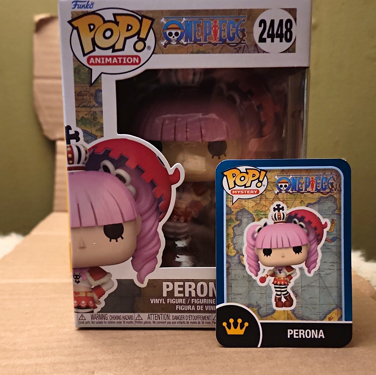 Funko One Piece (mystery box) Perona (foil  chase card/rare) w/ Protector 