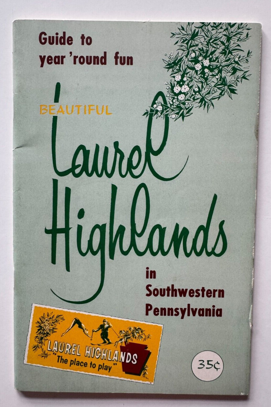 Vtg 1960 Travel Booklet Brochure Laurel Highlands Southwestern Pennsylvania PA