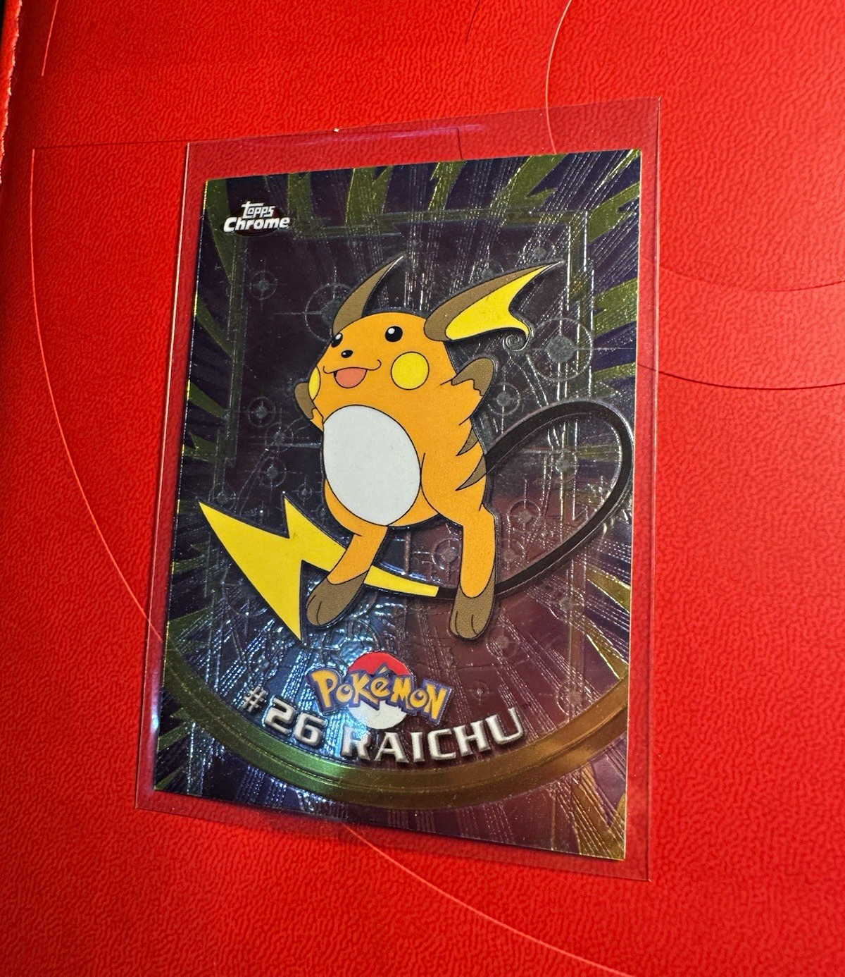 Topps 1999 Topps Chrome Pokémon TV Animation Edition Raichu #26 Hologram Card