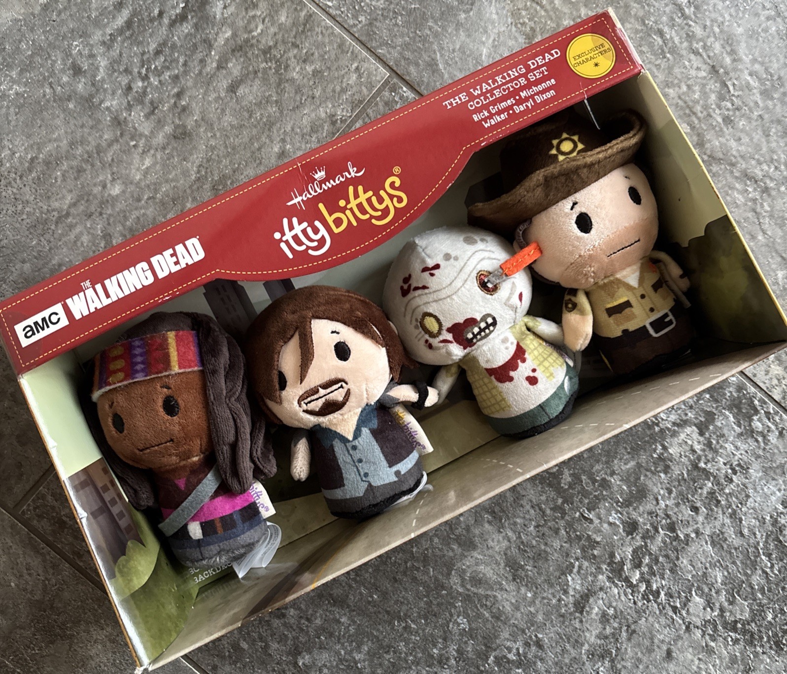 Hallmark Itty Bittys AMC Limited Edition The Walking Dead Collector Set NIB