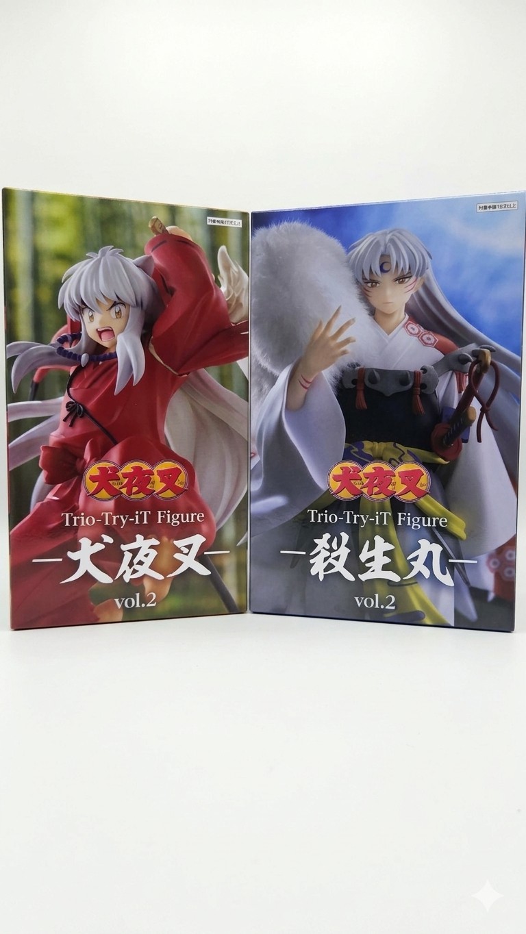 FuRyu Trio Try iT Inuyasha Sesshomaru Figure vol.2 Set of 2 Japan Prize Authenti