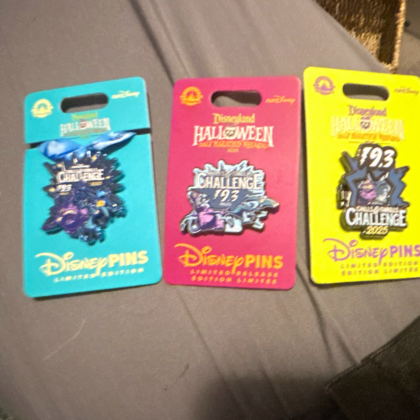 Disney Disneyland Halloween 2025 Limited Edition Pin Set