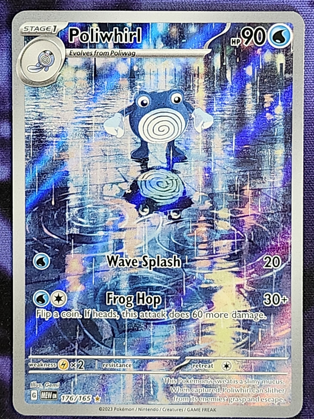 Pokemon 151 Poliwhirl 176/165 MEW