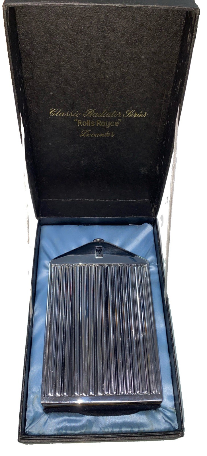 Vintage Ruddspeed Rolls-Royce Radiator Decanter with Original Presentation Case