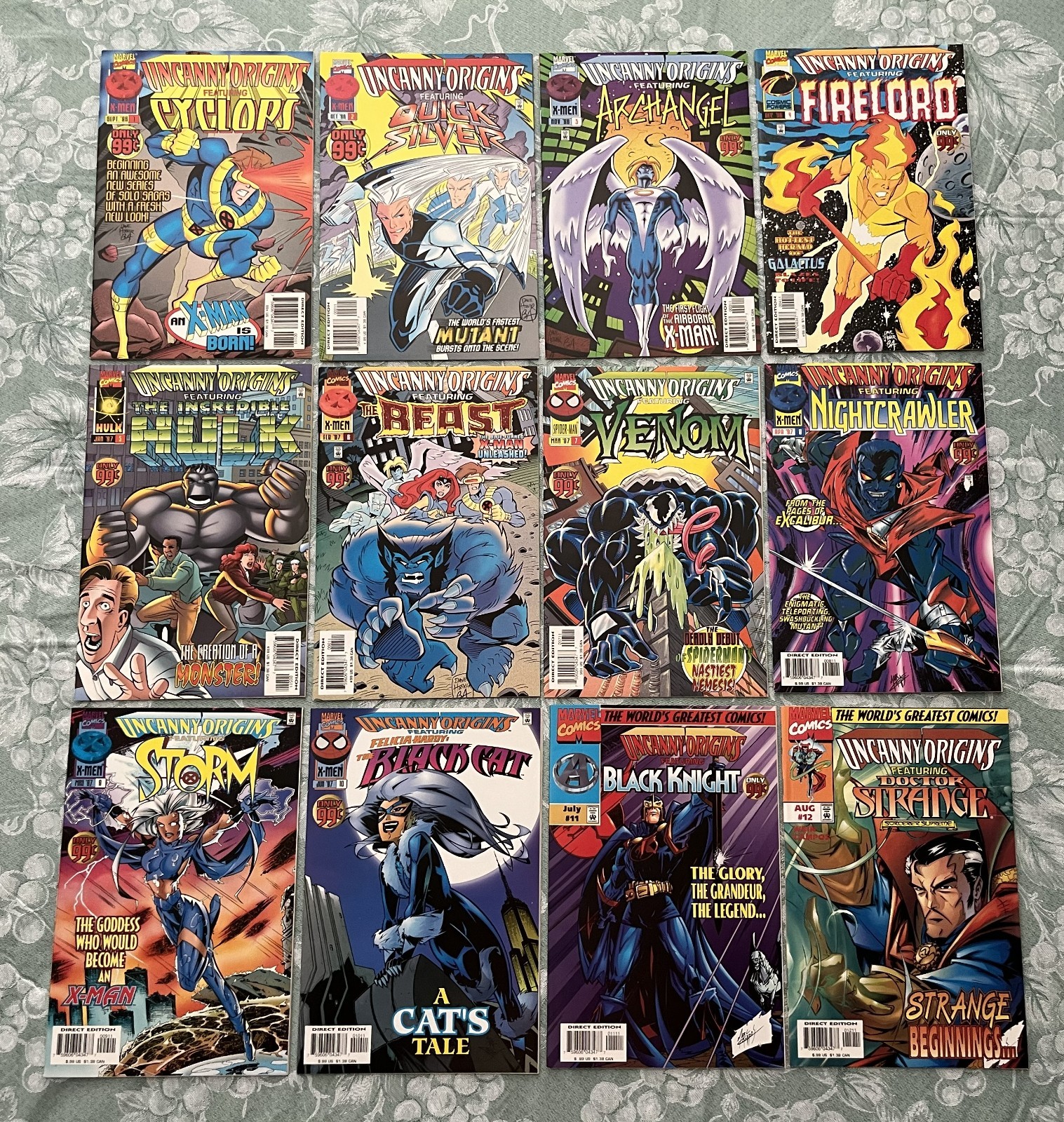 Marvel Comics:  Uncanny Origins #1-12 (1996-1997) VF/NM