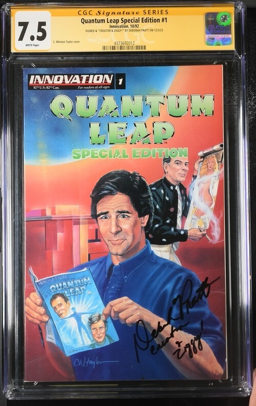 Quantum Leap Special Edition (1992) #1 CGC 7.5) signed &\