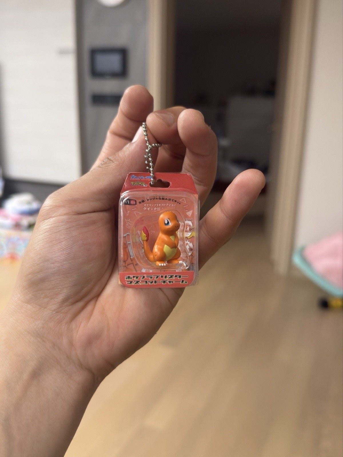Pokémon Plamo Collection Charmander Keychain Mascot Charm Bandai Gacha
