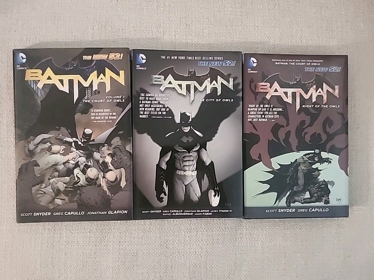 Set Of 3 DC Comics Batman New 52 City Of Owls Night Of Owls Court Of Owls V Good