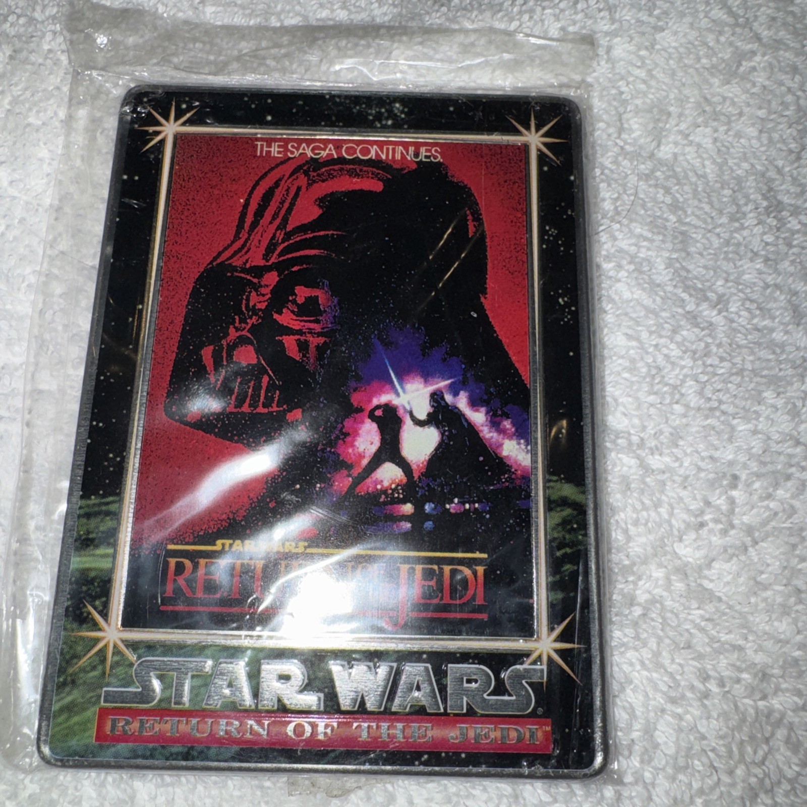 Rare 1995 Star Wars: Return of the Jedi Promotional Sample Metal Trading Card P3