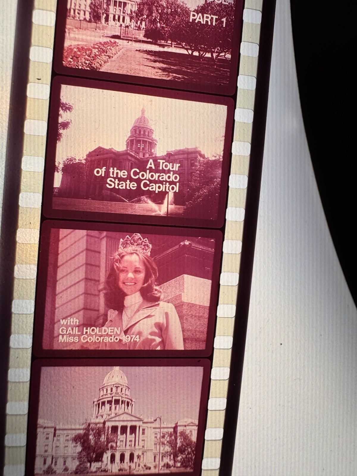 35mm Filmstrip Tour of the Colorado State Capitol 1974 Miss Colorado