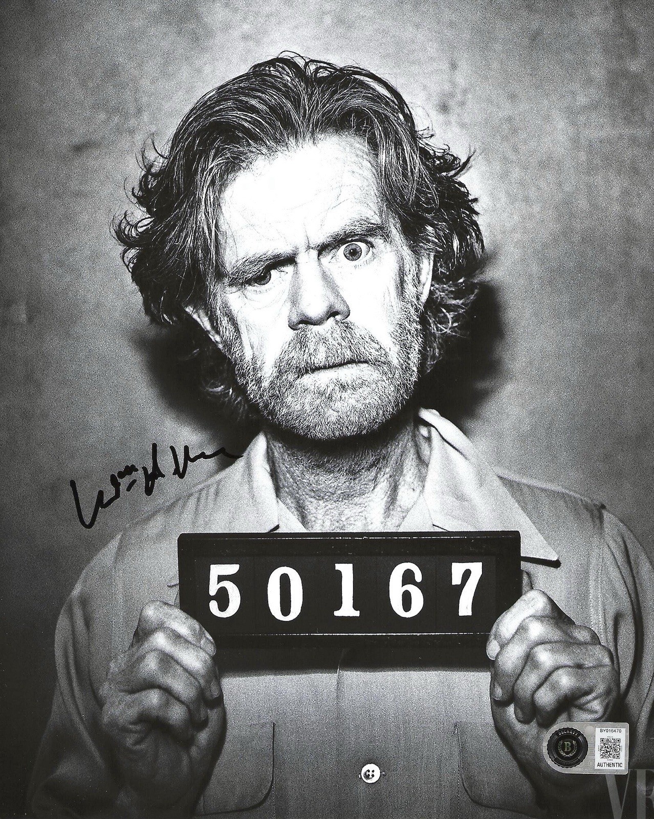 WILLIAM H MACY SIGNED 8x10 PHOTO SHAMELESS FRANK GALLAGHER FARGO - BECKETT COA
