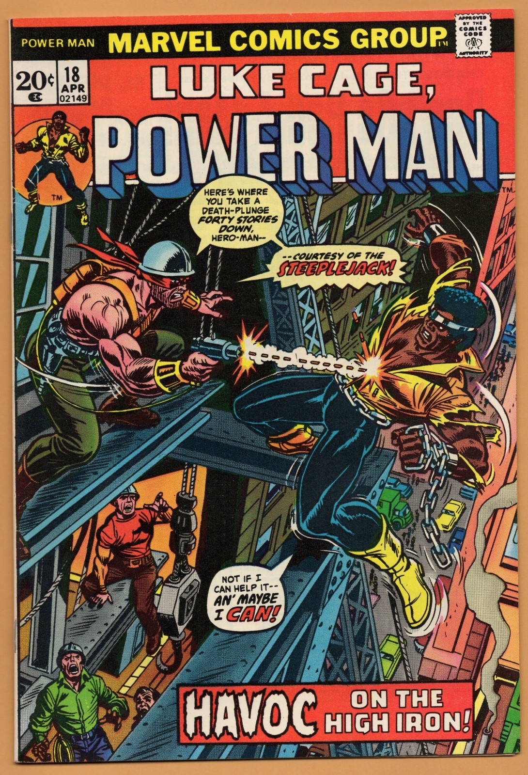 LUKE CAGE , POWER MAN   # 18    9.2     NEAR MINT -