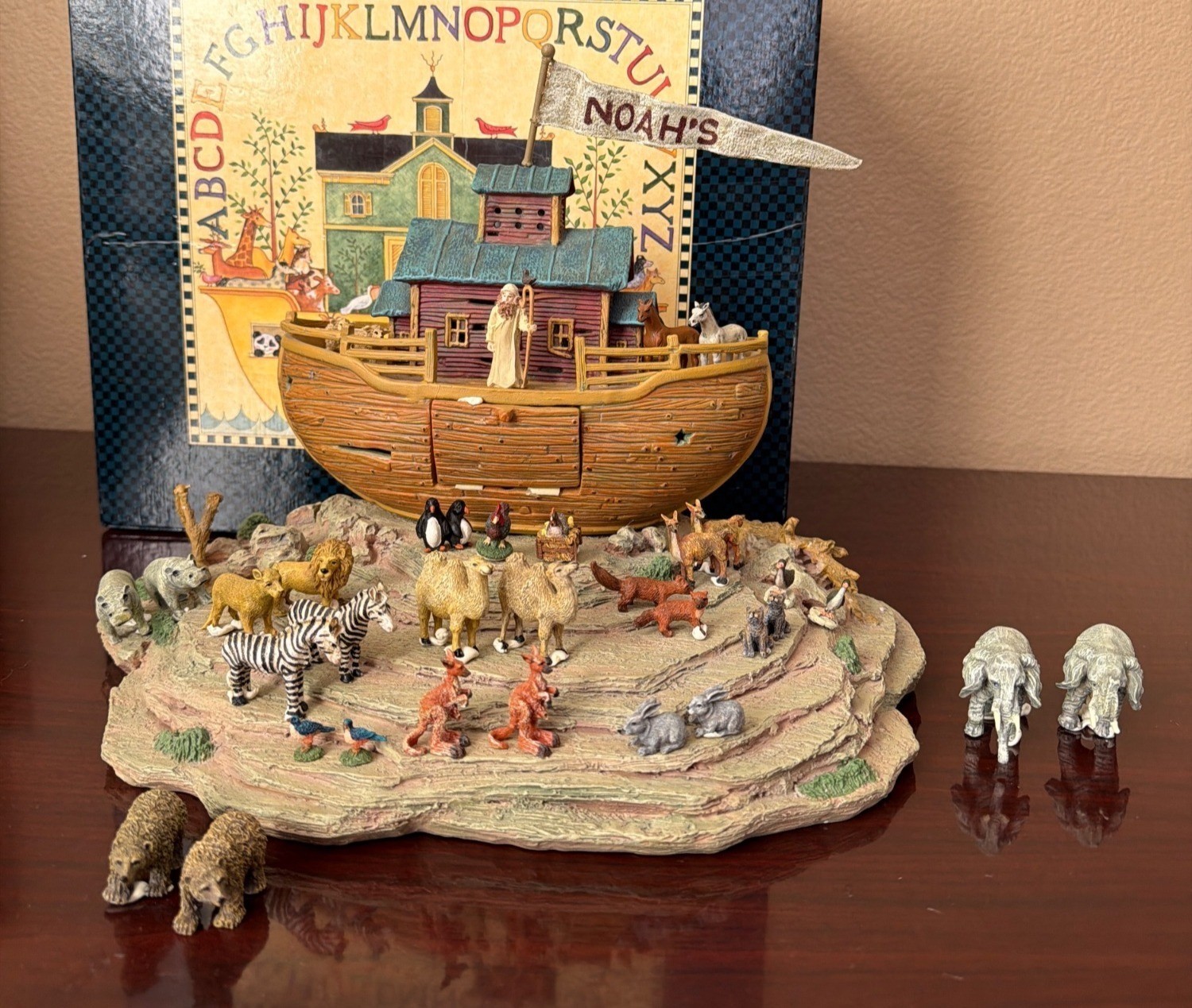 1997 Lang & Wise Ellen Stouffer Noah's Ark Limited Edition 1189/1500 Set