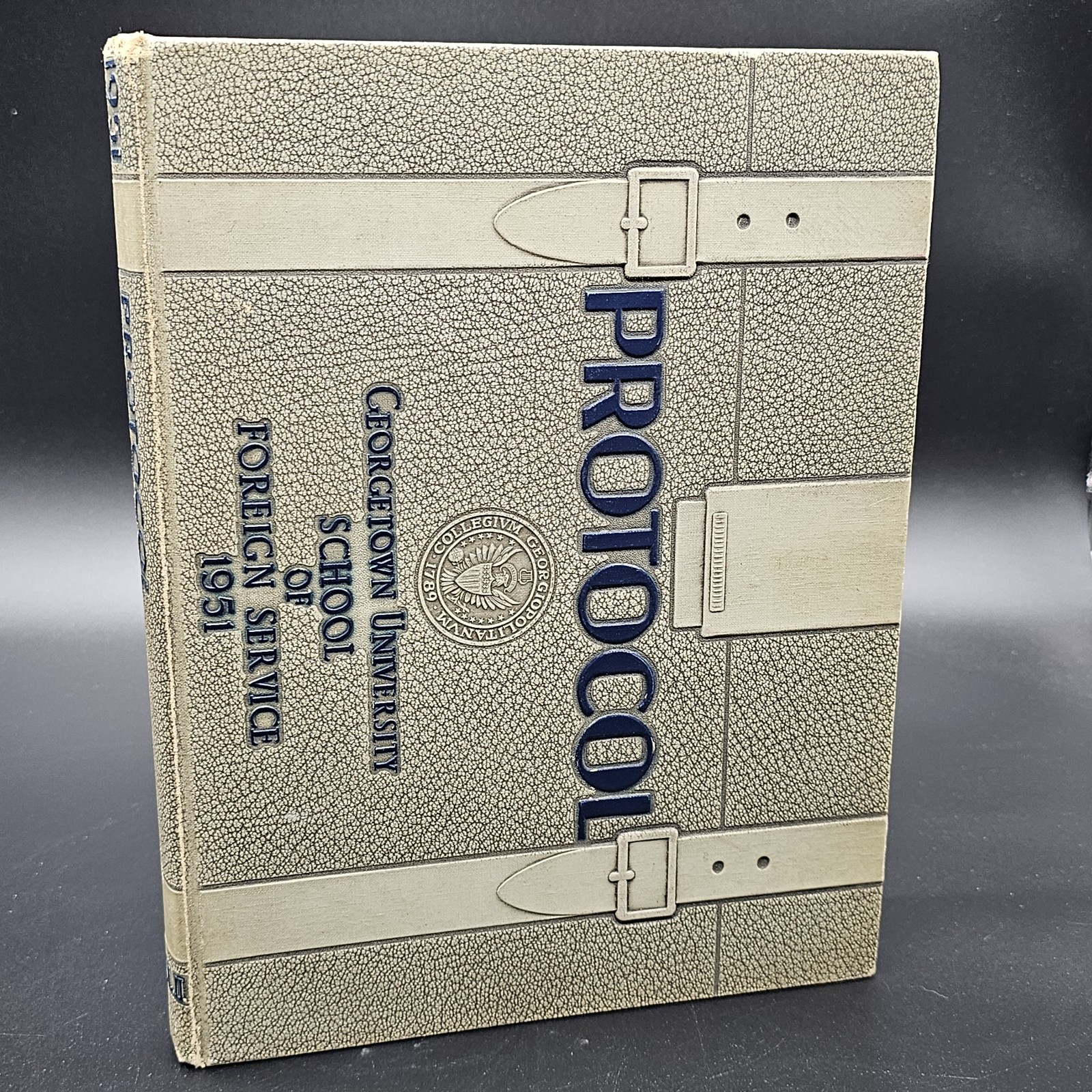 1951 Georgetown University Foreign Service School Original Yearbook Protocol