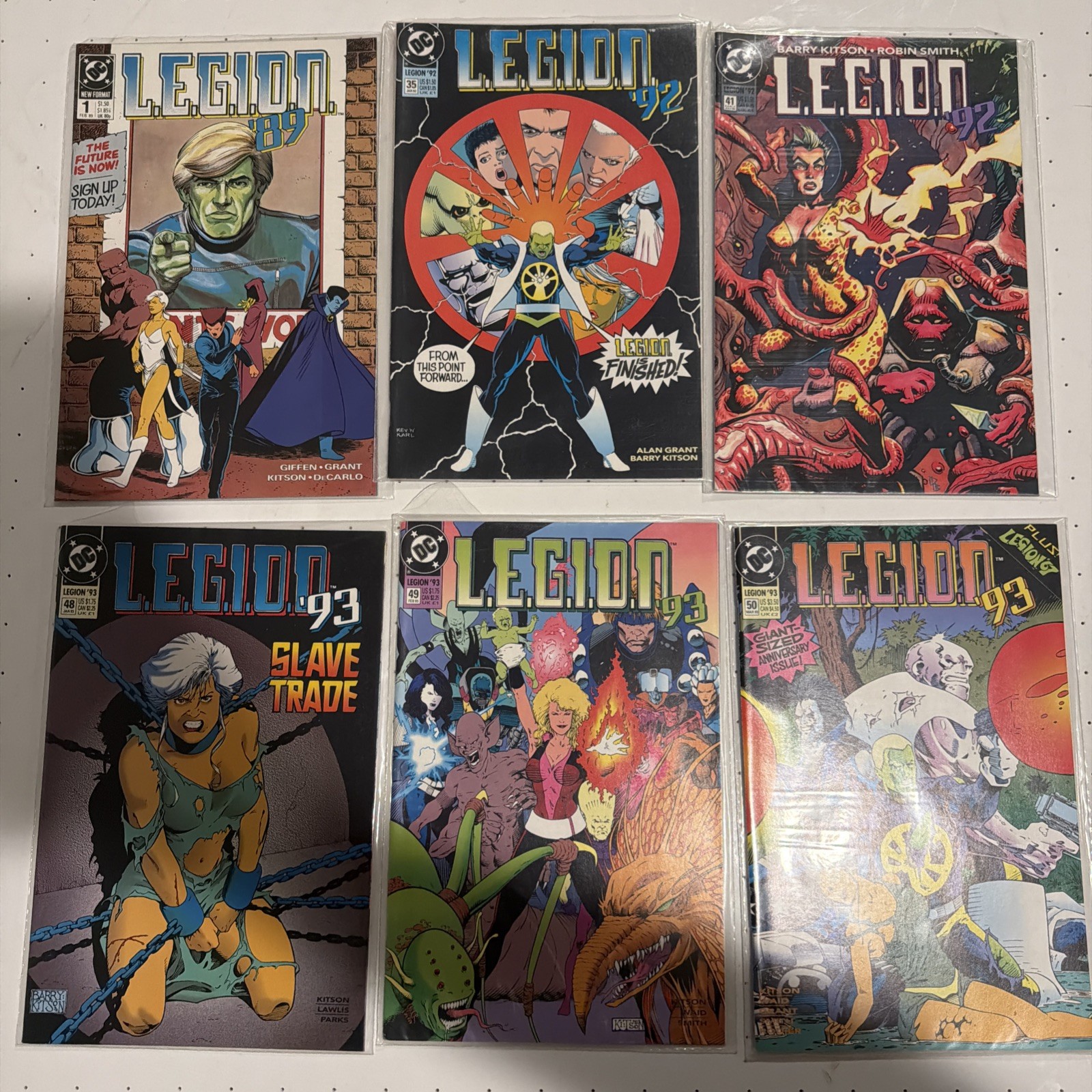 L.E.G.I.O.N. ‘89 92 93 Issues 1, 35, 41, 48-61, Annual 4 Dc Comics Waid Giffen