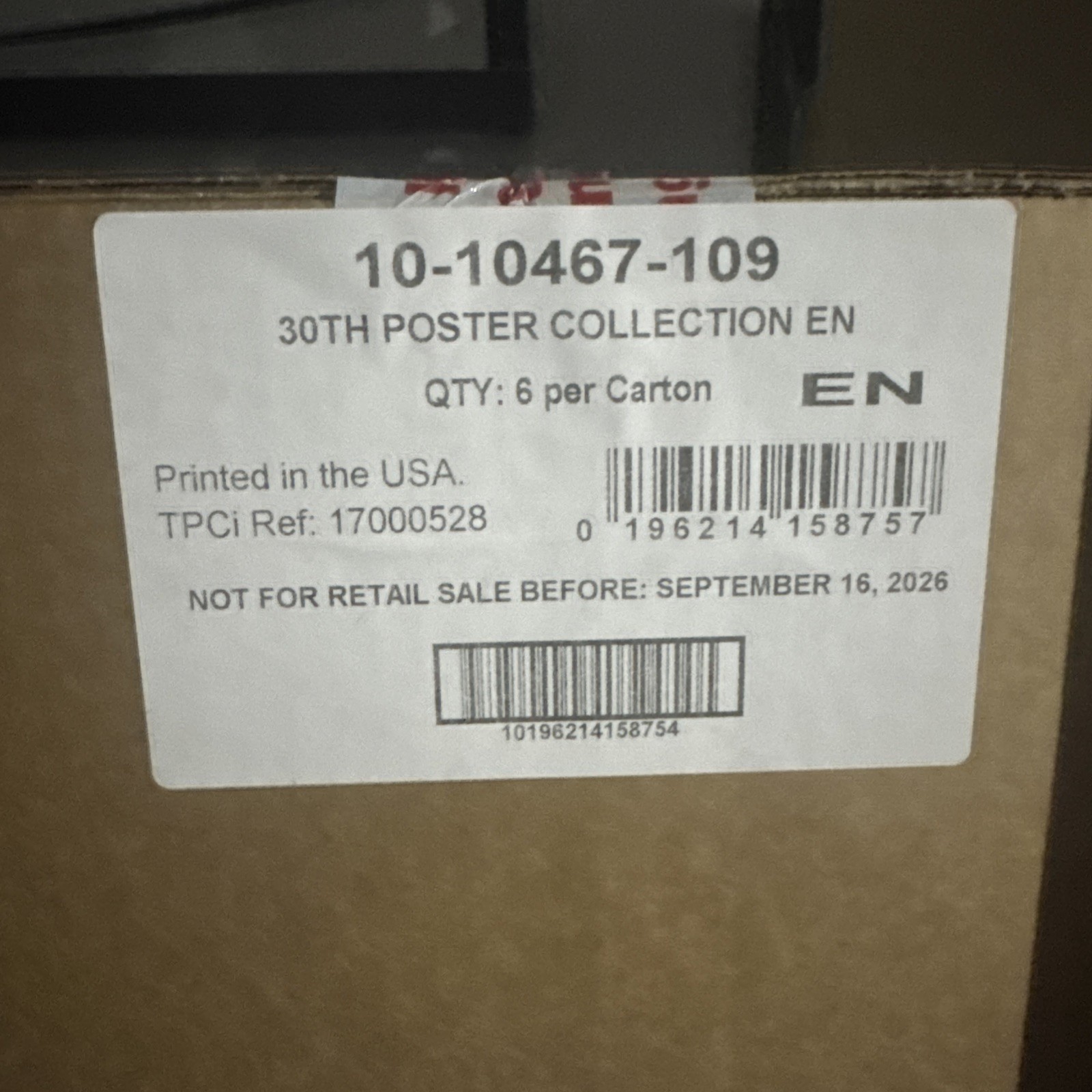 2026 Pokémon 30th Anniversary Celebration Poster Collection Sealed Case