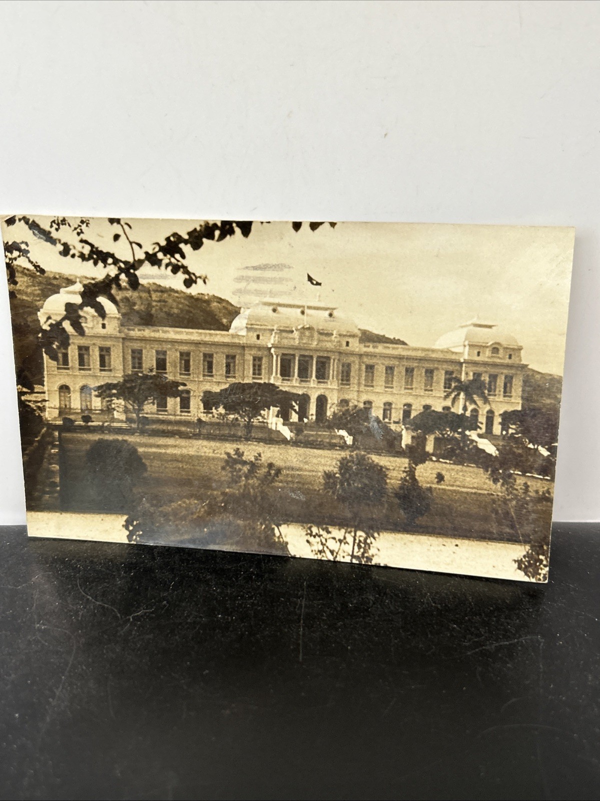RPPC 1930 Postcard Port au Prince Capital Chrome Posted Real Photo