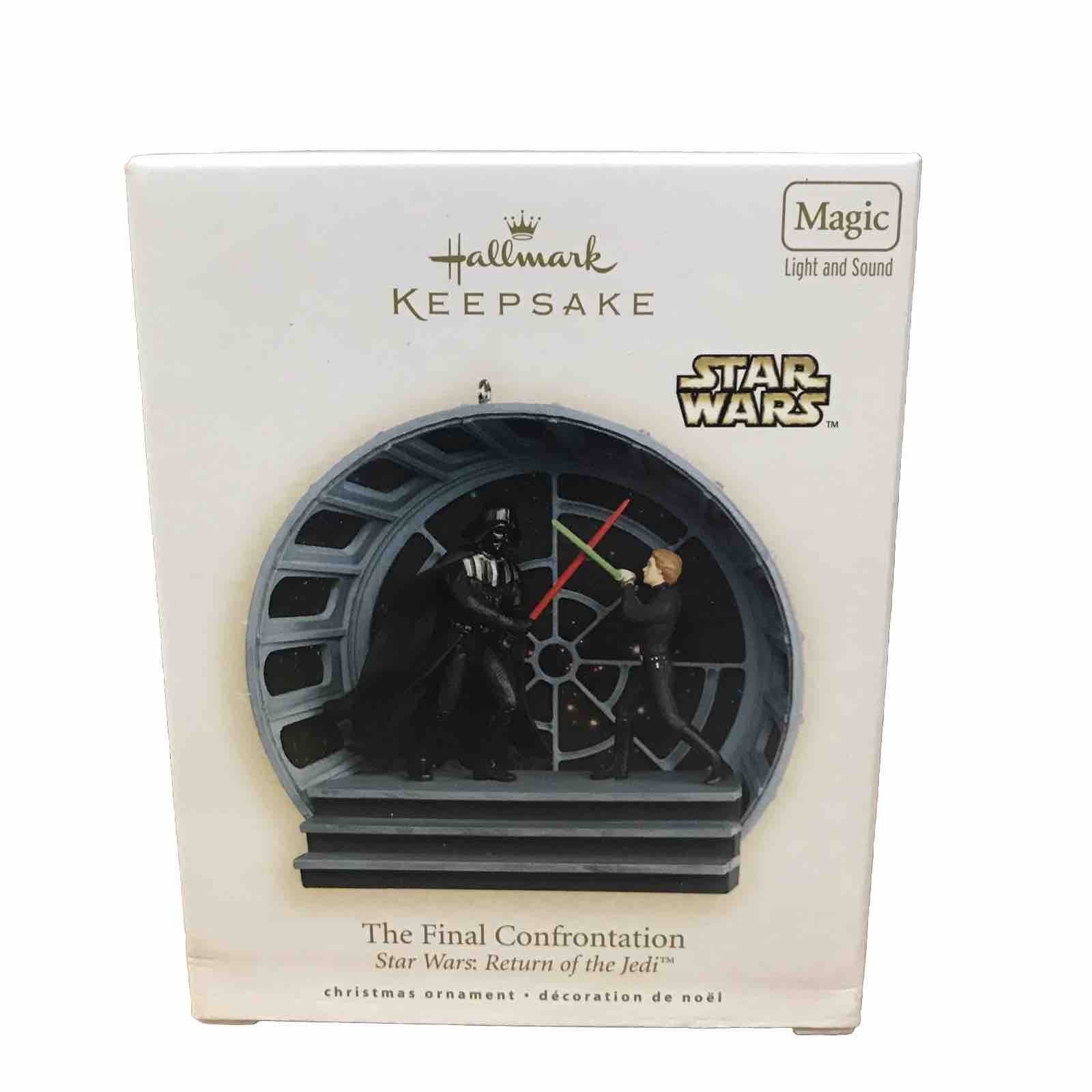 2008 Hallmark Keepsake Ornament Star Wars: The Final Confrontation Magic