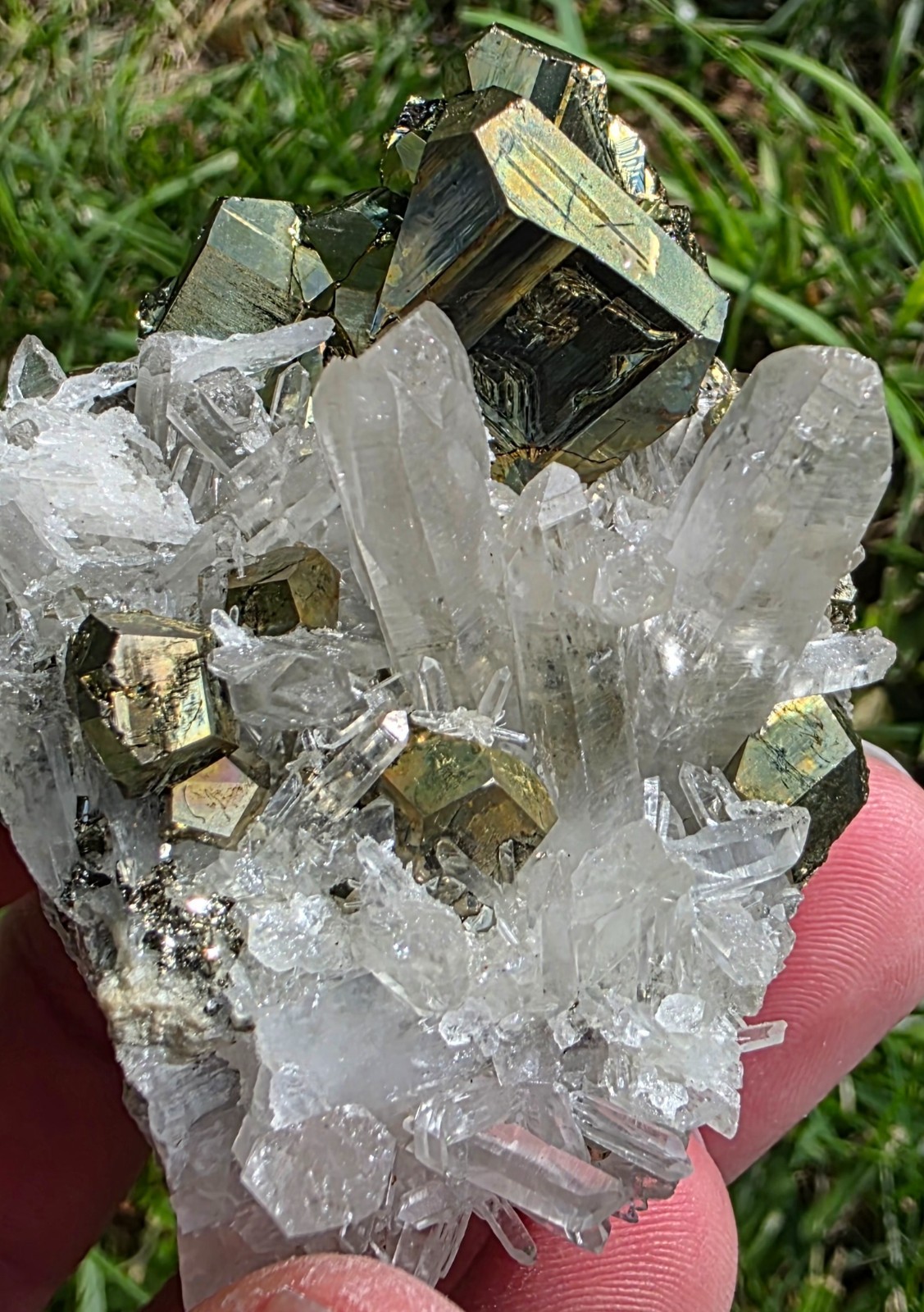Pyrite with Quartz | Indonesia | 165g